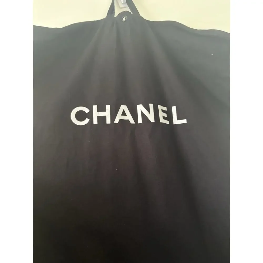 Lot of 2 Chanel Garment Travel Bag 48” x 23” Heavy Duty, Canvas Set of 2